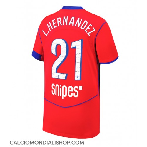 Maglie da calcio Paris Saint-Germain Lucas Hernandez #21 Terza Maglia 2025-26 Manica Corta